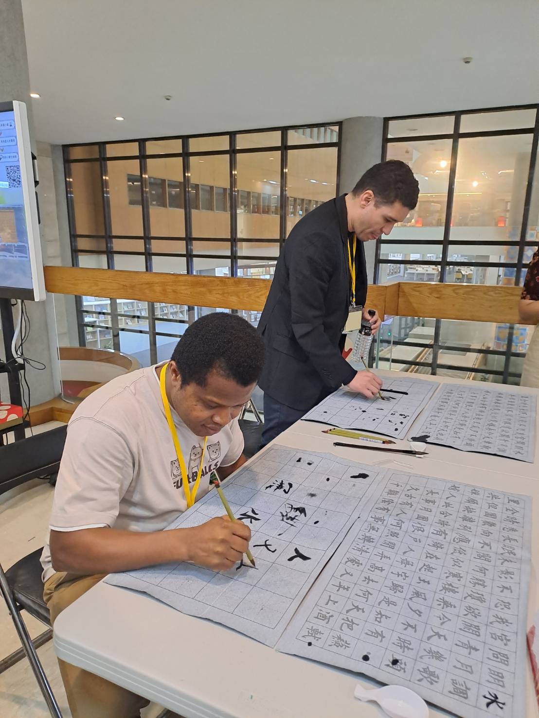 Calligraphy experience.